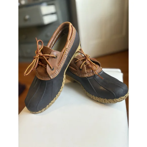 Vintage Bean Boots By L.L. Bean Rubber Mocs M8-9, W10-11 Garden Slides Gorpcore - Picture 13 of 14